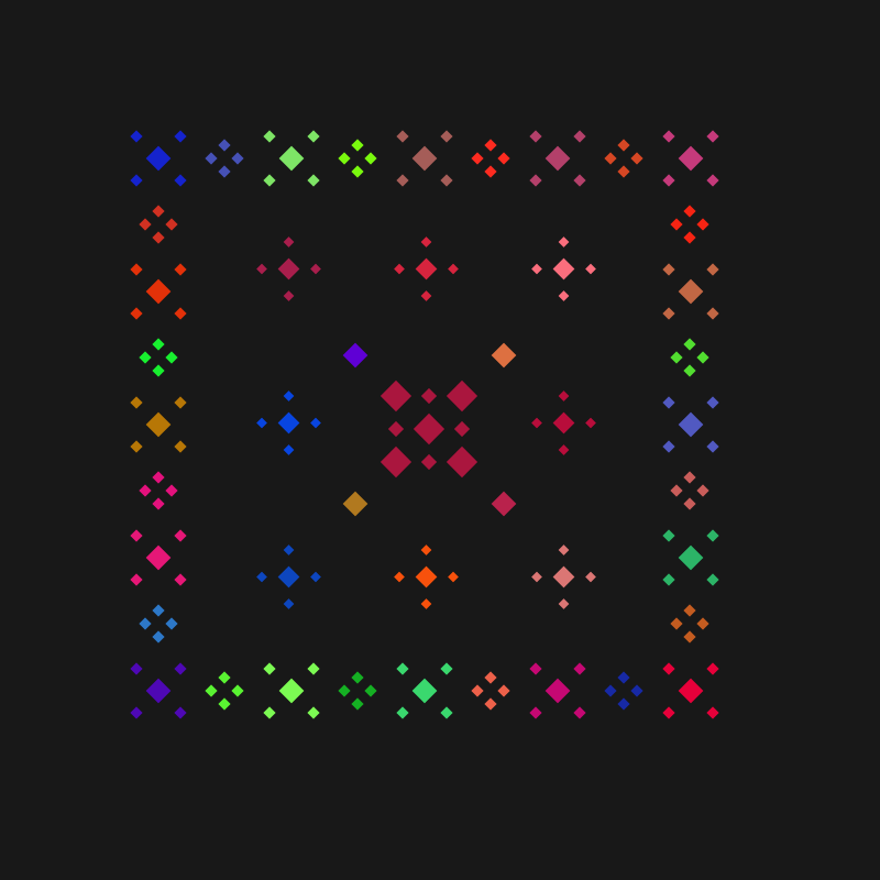 Rotated Squares #16 static token preview