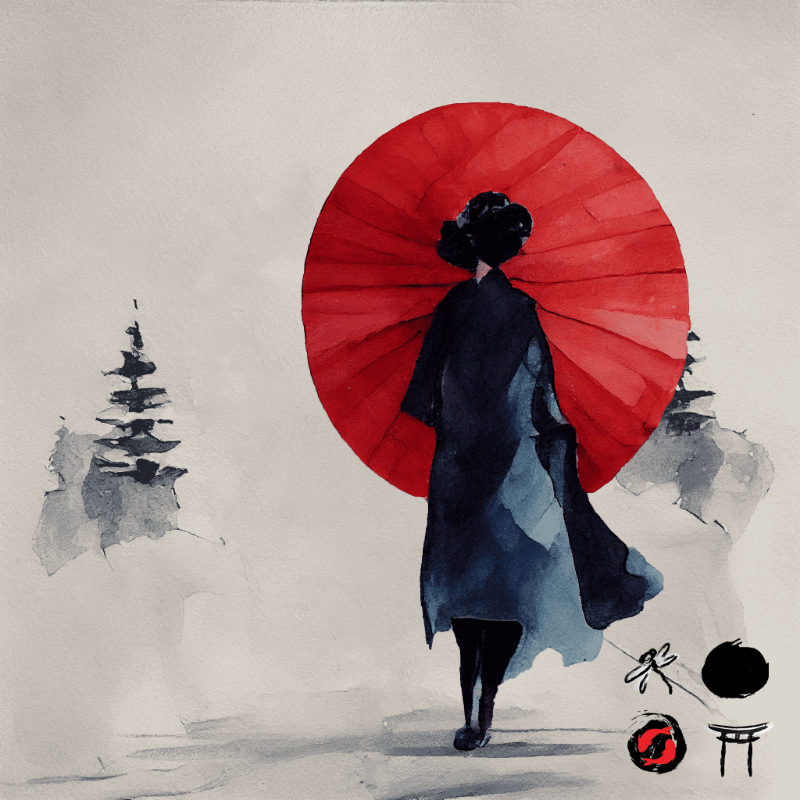 A walking geisha #21 static token preview