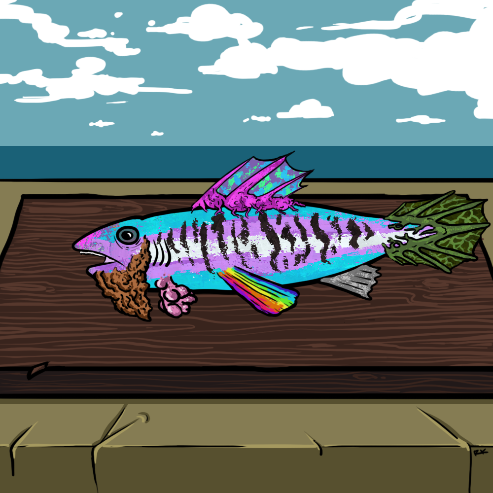 Monstrous Catch #12 static token preview
