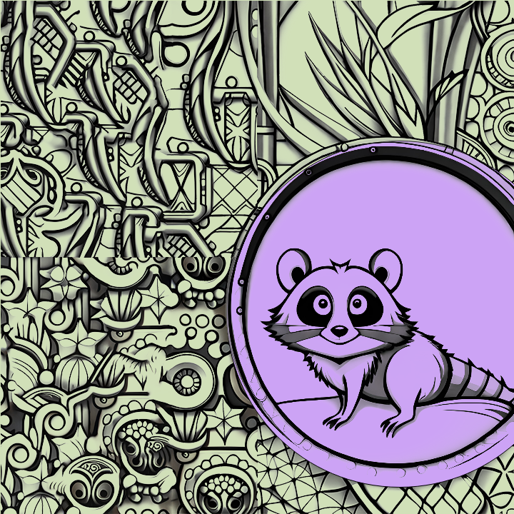 Playful weasel #9 static token preview