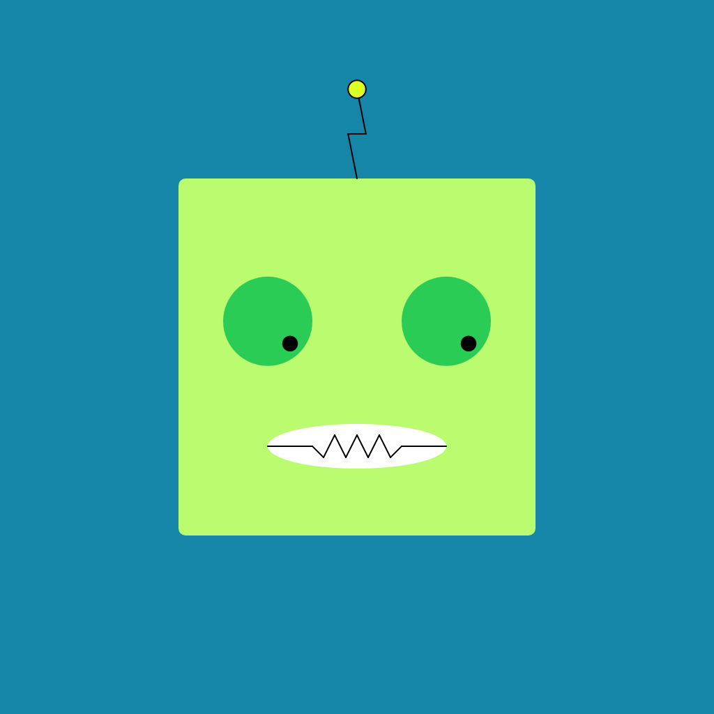 Robo Face #6 static token preview