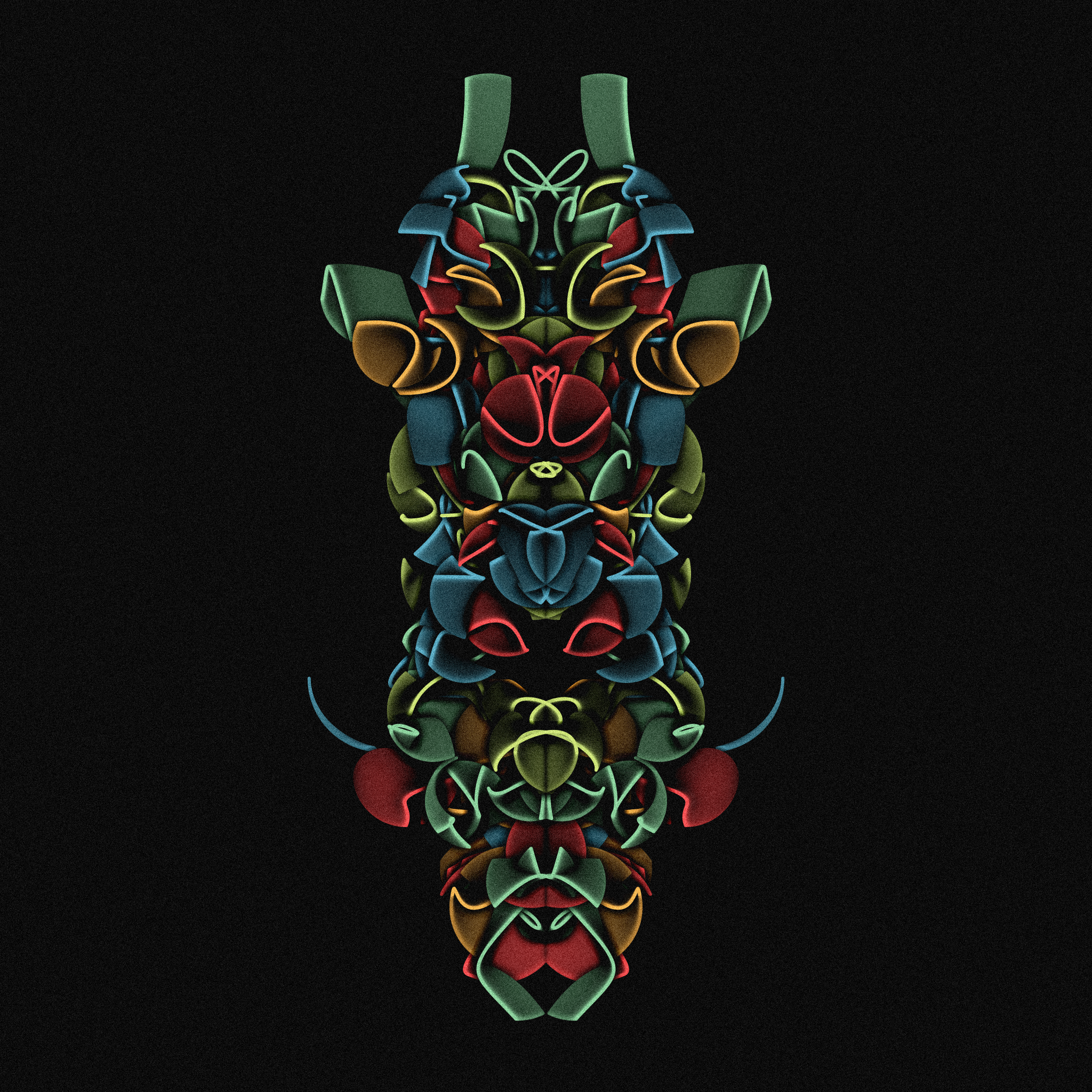 Pareidolic Masks #19 static token preview