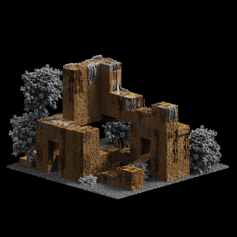 The voxel house #N1 #19 static token preview