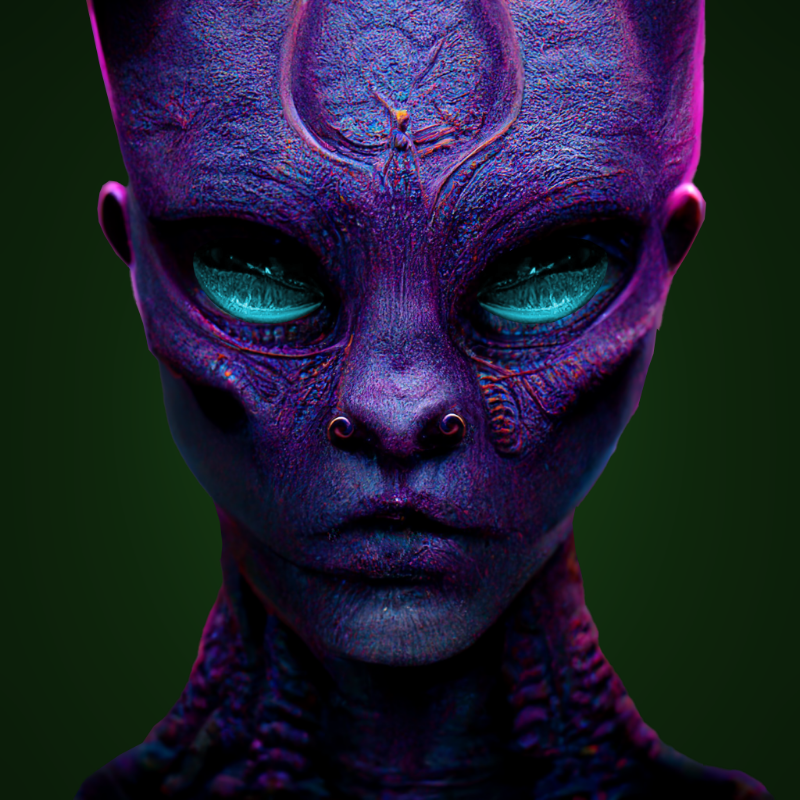 AI Aliens #5 static token preview