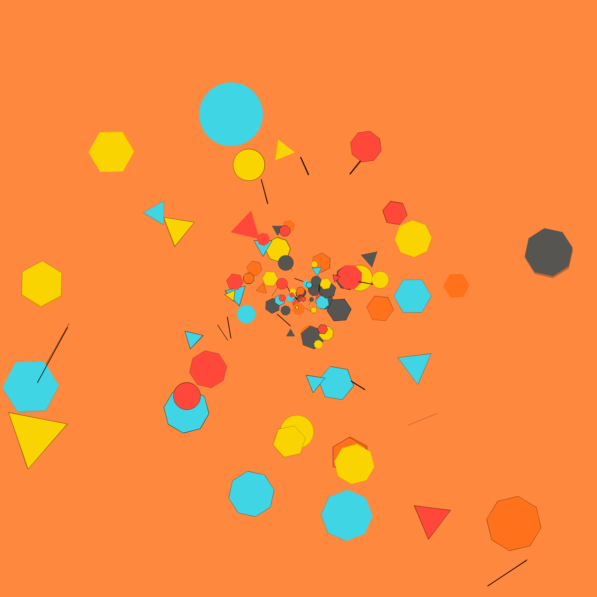 Chaotic Colored Shapes #13 static token preview