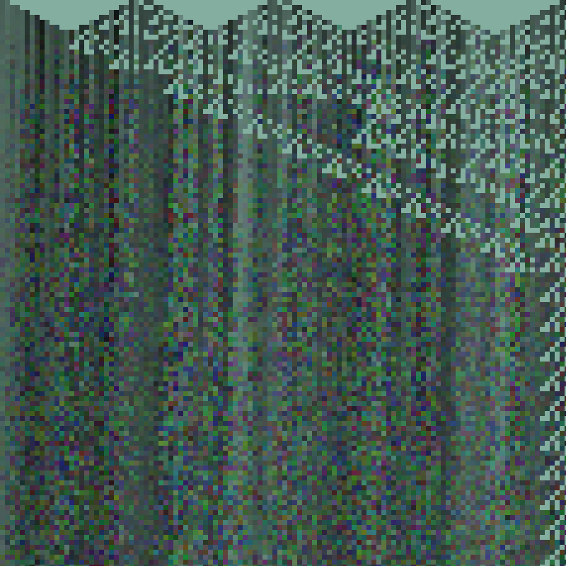 Colored Elementary Cellular Automaton #8 static token preview