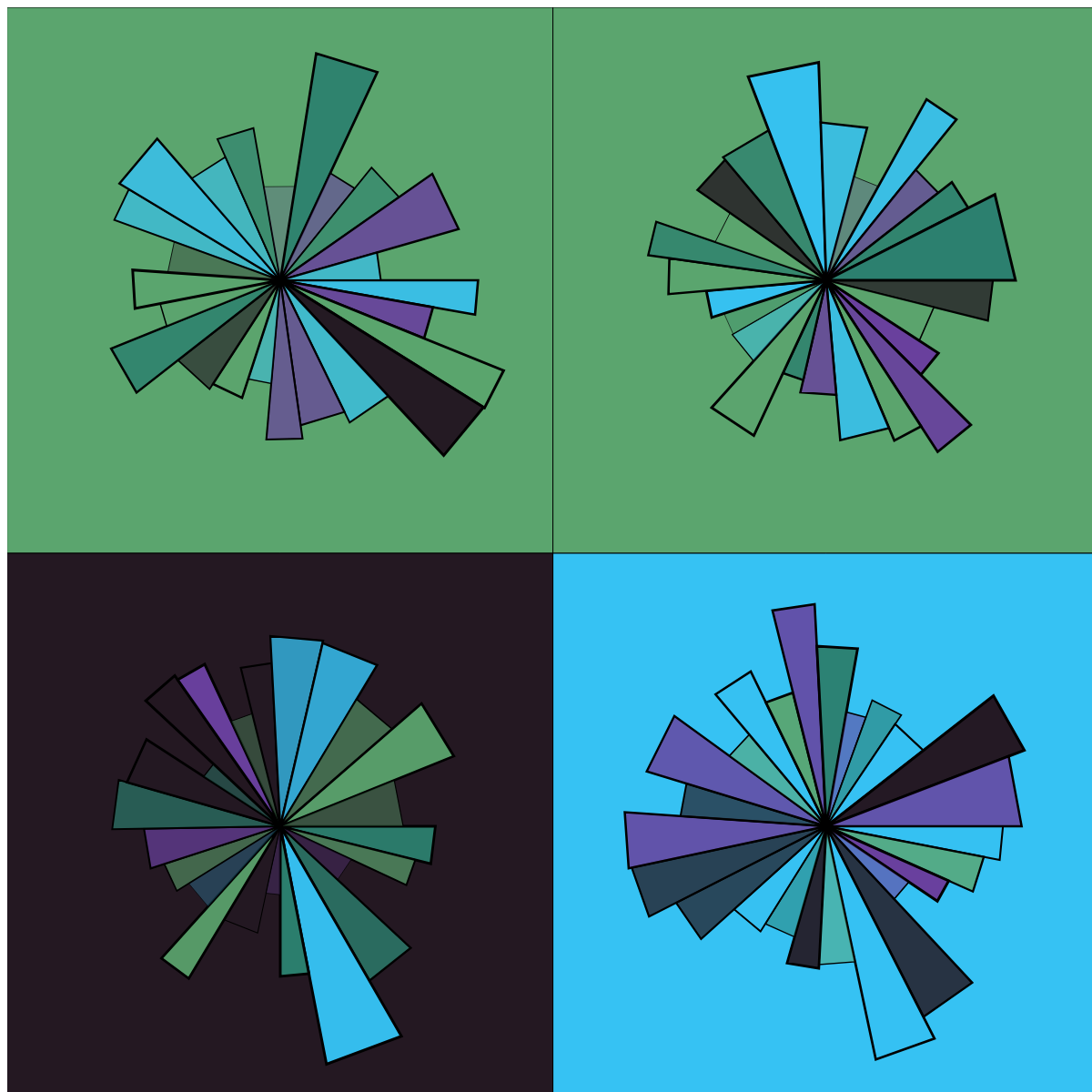 Dancing triangles #22 static token preview