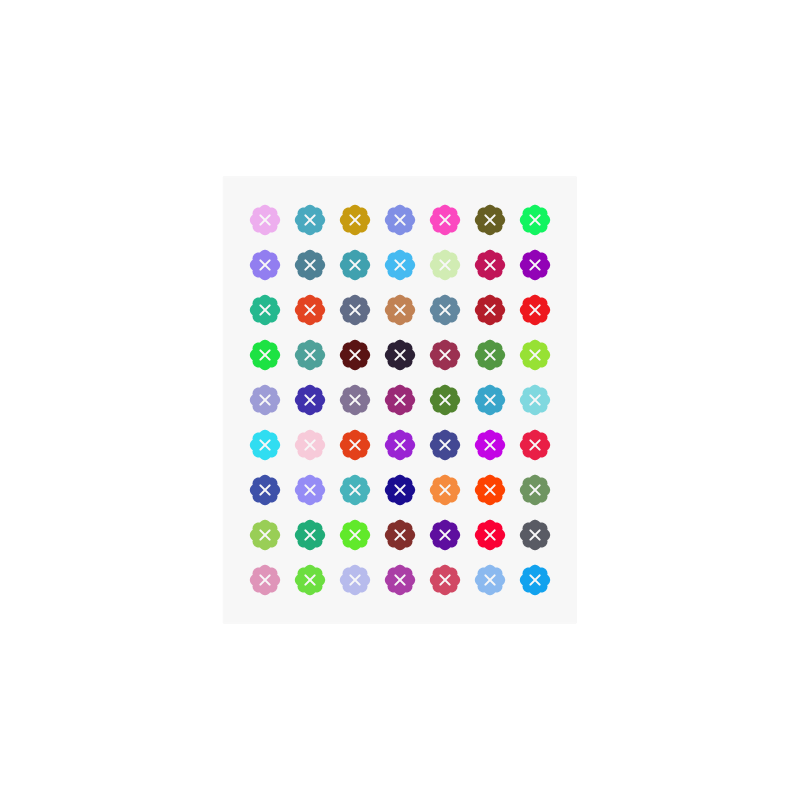 White - XX #7 static token preview