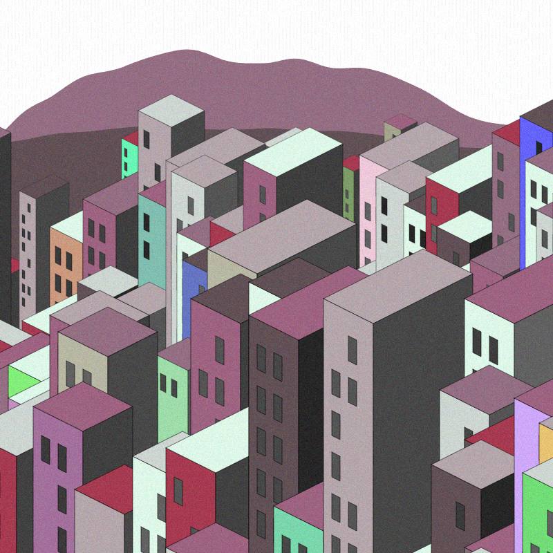 Coloured City #17 static token preview