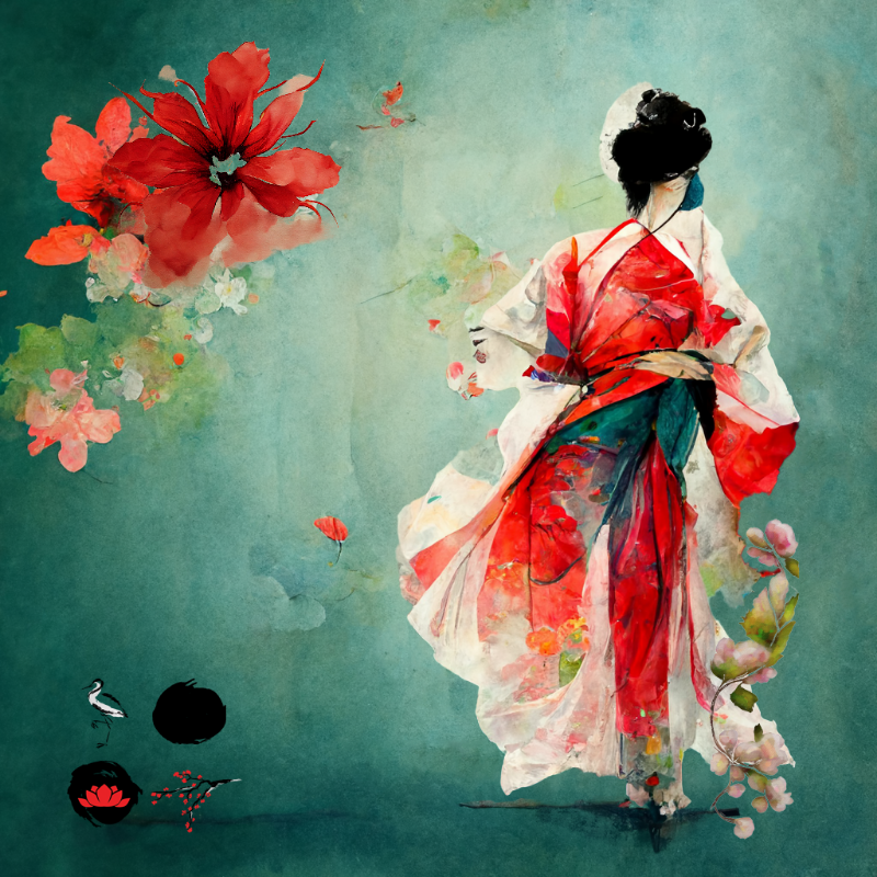 The dancing geisha #7 static token preview