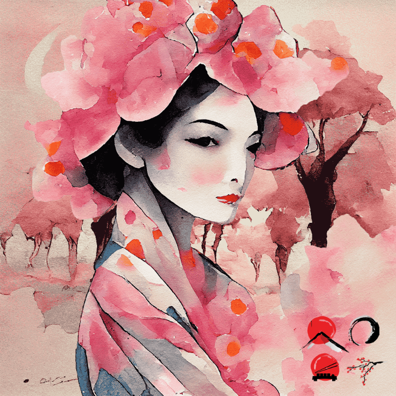 Pink Geisha #21 static token preview