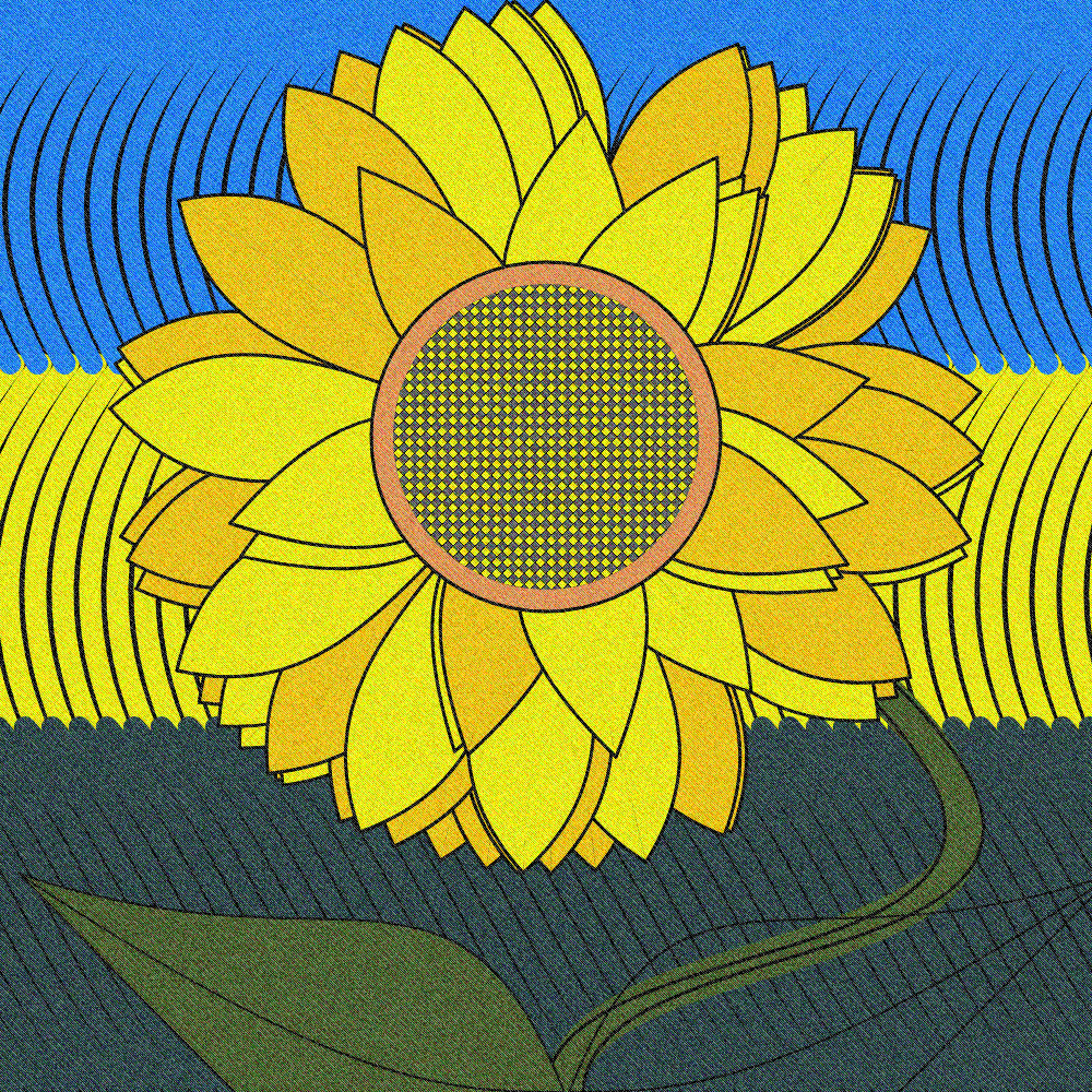 My sunflower #1 static token preview