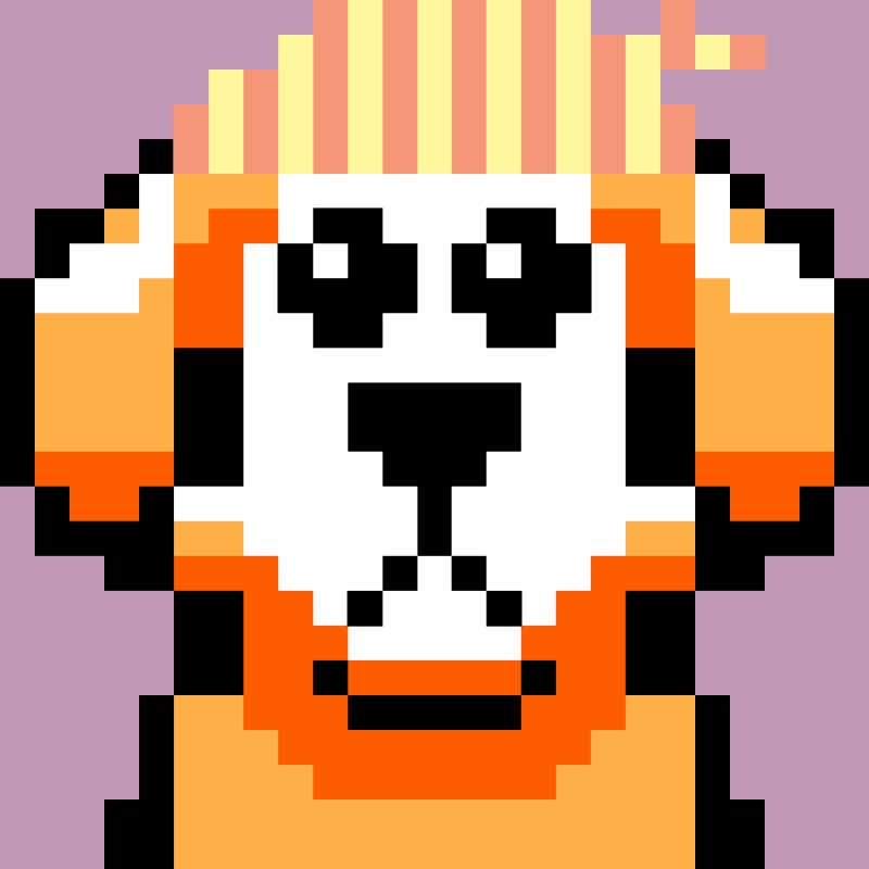 Pixel Dog #2 static token preview