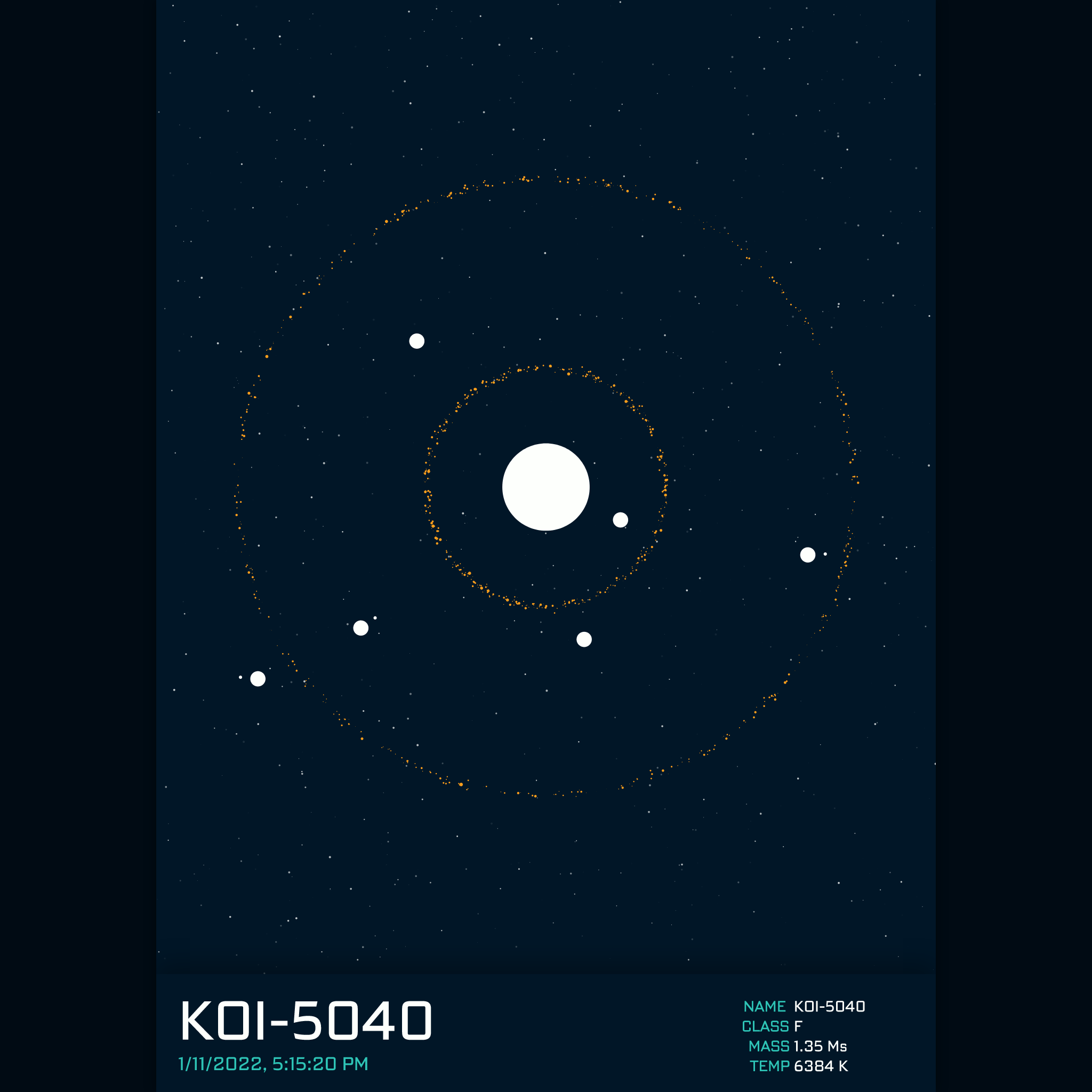 PLANETARY SYSTEM #22 static token preview