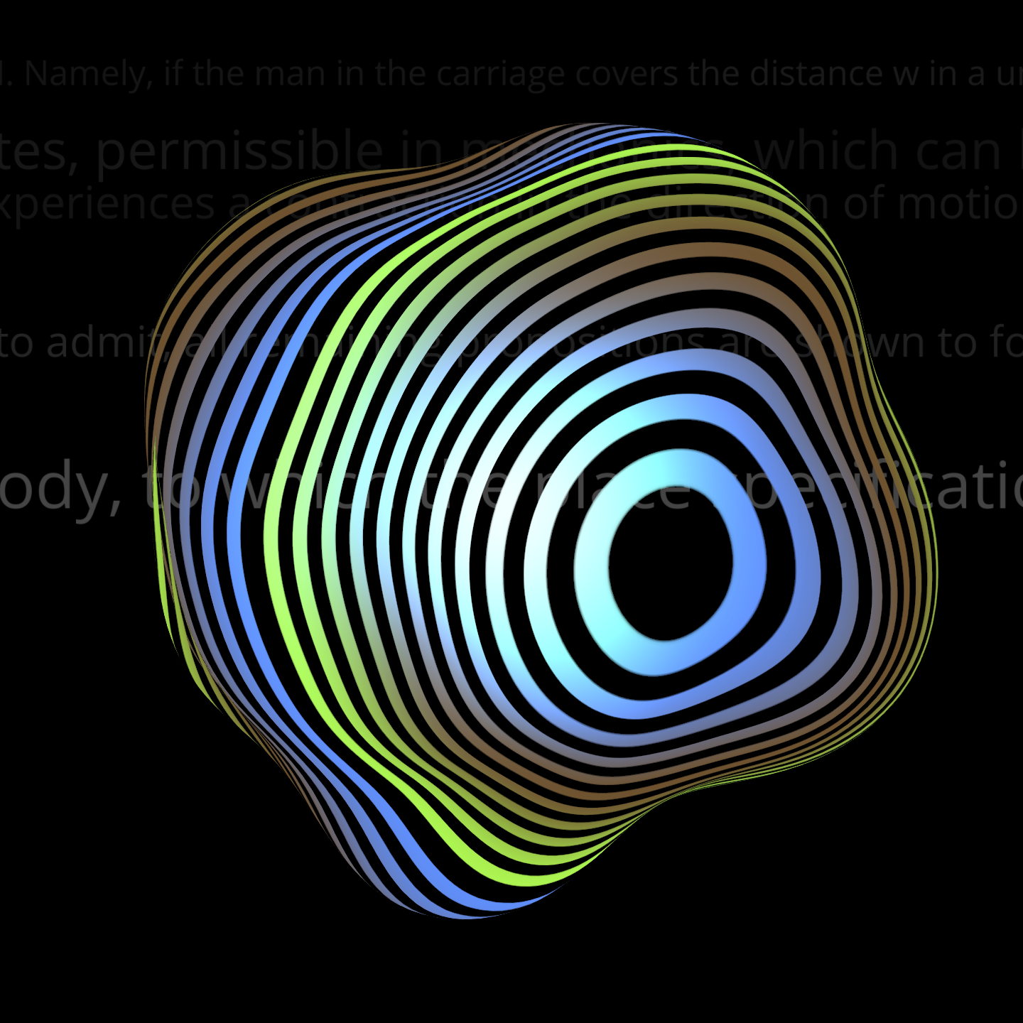Relativity hypothesis #4 static token preview