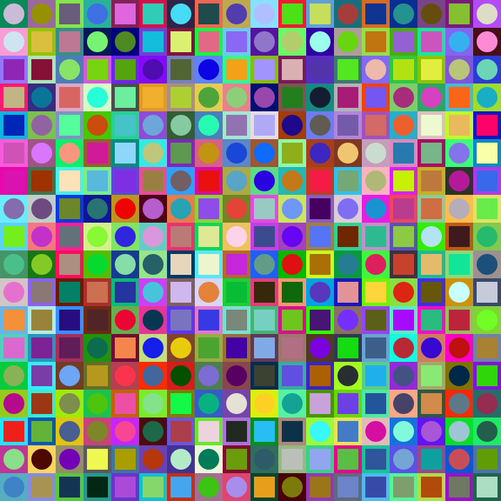 Square Dot Composition #351 static token preview