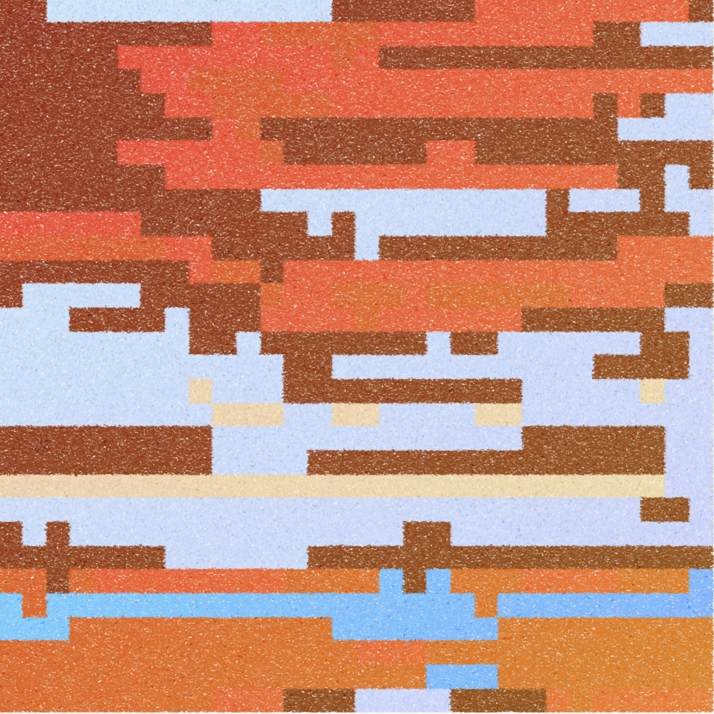Hydrangea & Patchwork #528 static token preview