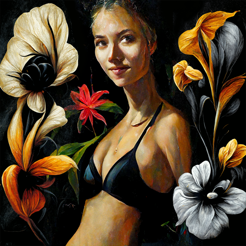 Girl and Flower #2 #15 static token preview