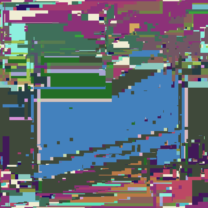 Cascade automata, pixel nature #11 static token preview