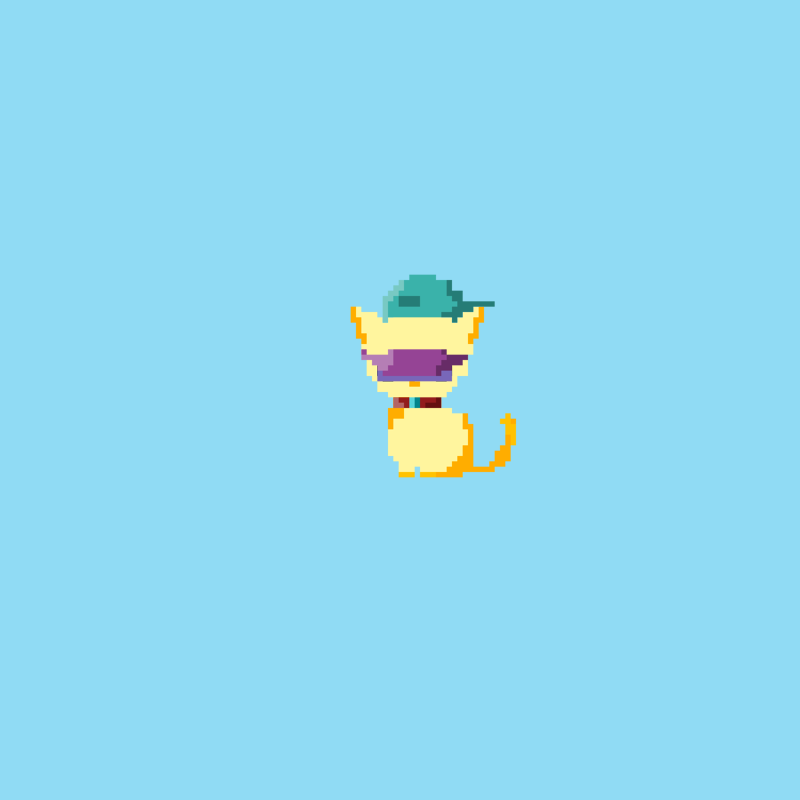 Pixel Cats #15 static token preview