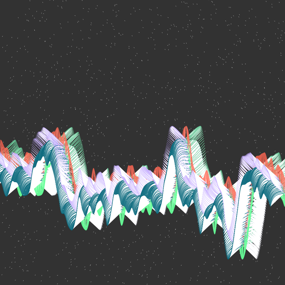 Space Mountains #4 static token preview