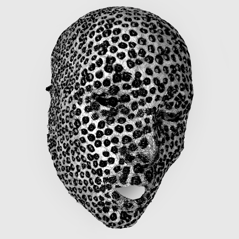 Minima Monochromy Mask #4 static token preview