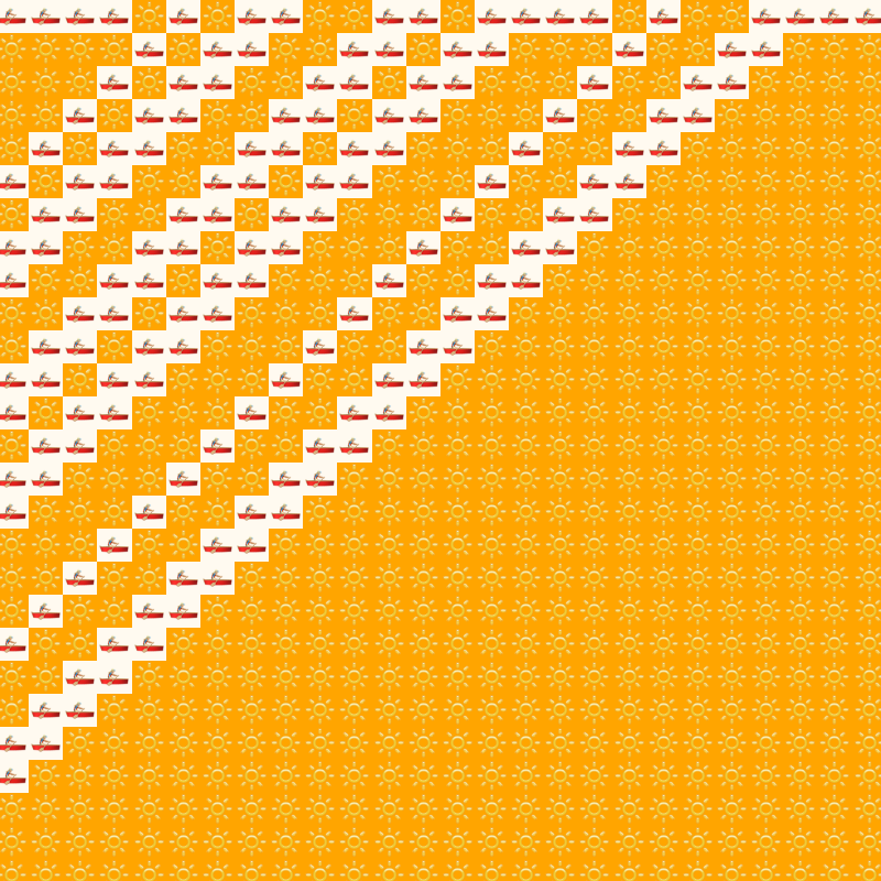 Elementary Cellular Emoji Automata #64 static token preview