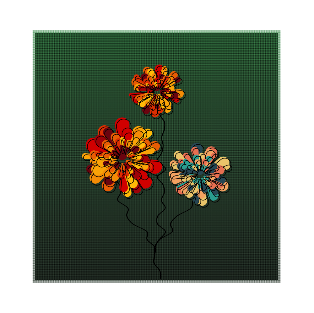 五彩向日葵 colorful sunflowers #8 static token preview
