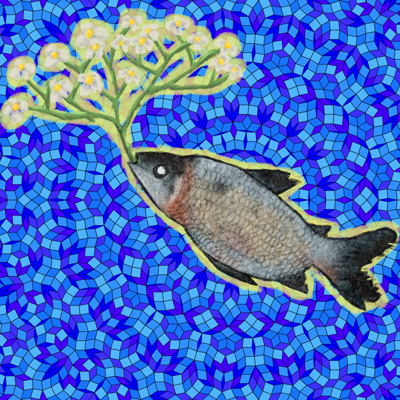 Flower Fish #1 static token preview