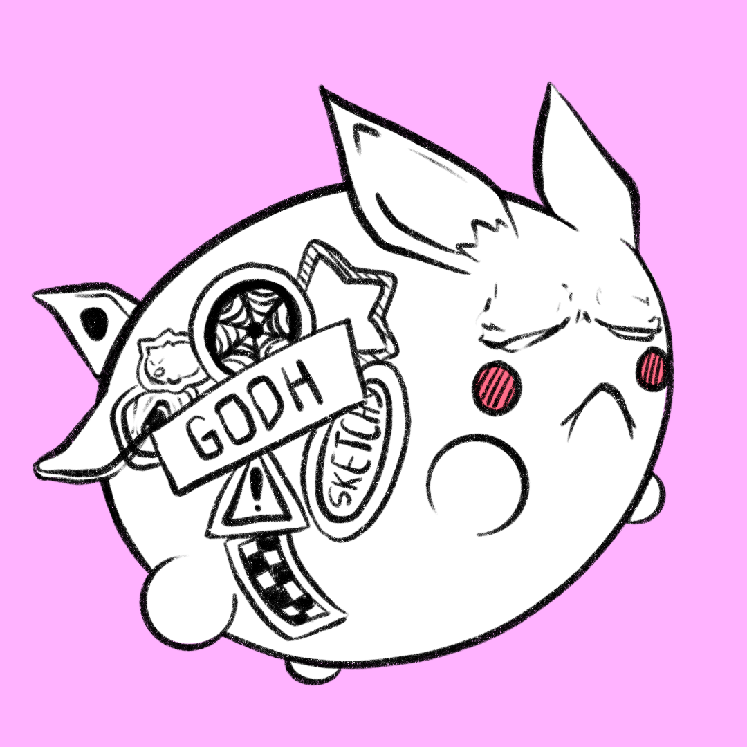 sketchy usagi #10 static token preview