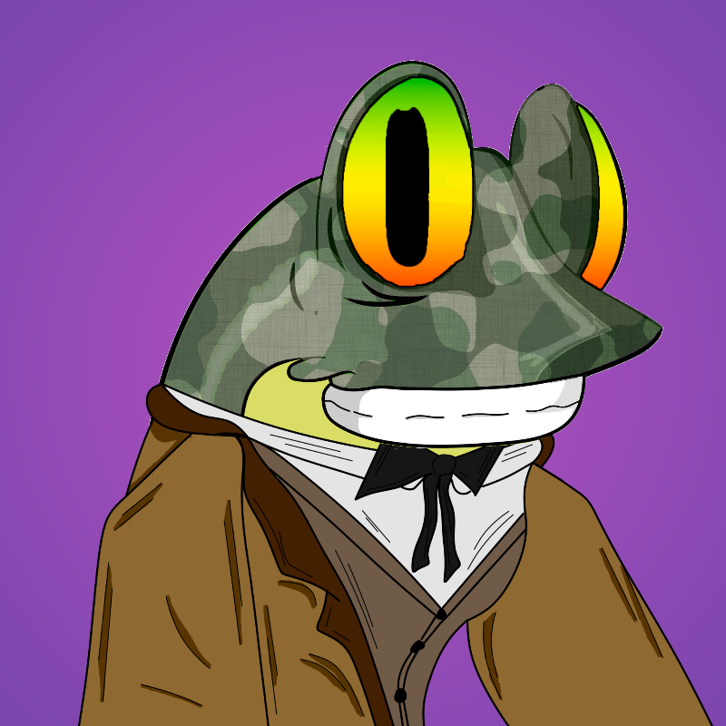 Annoying Frogs. Through the Time #13 static token preview