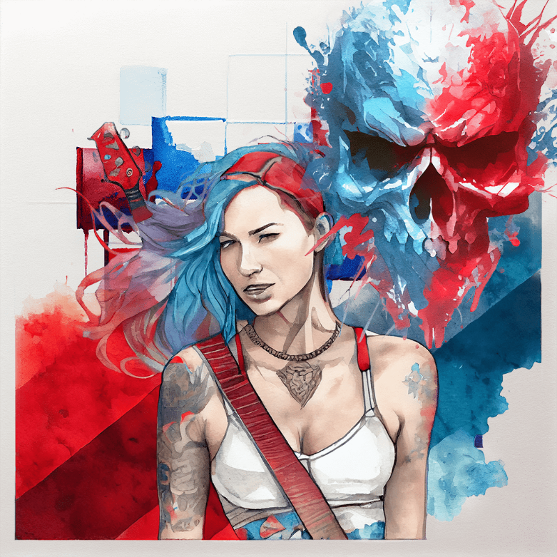 Hard Rock Girl 1 #15 static token preview