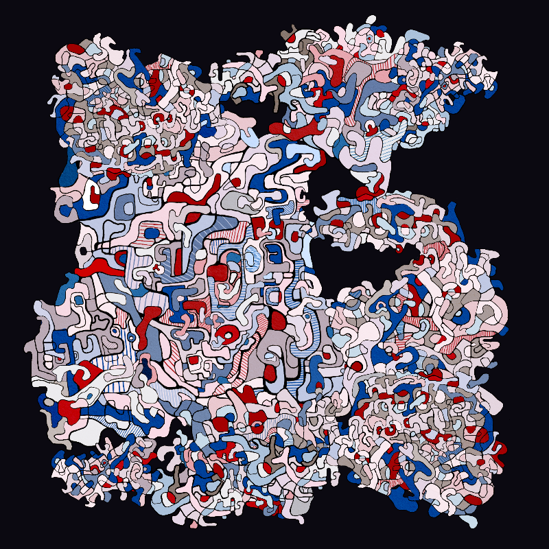 Swim in Dubuffet Thought #2 static token preview