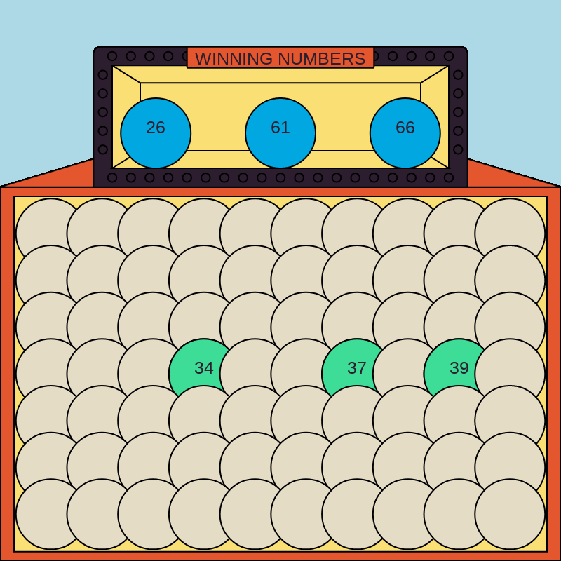 NFT Millions Lotto (01) #3 static token preview