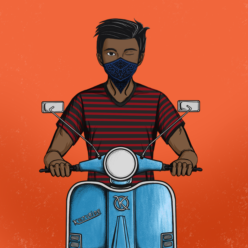 SCOOTER RIOT #9 static token preview