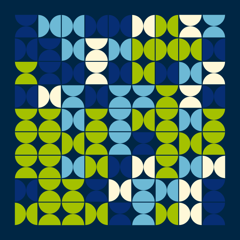 Mid-Century pattern #15 static token preview