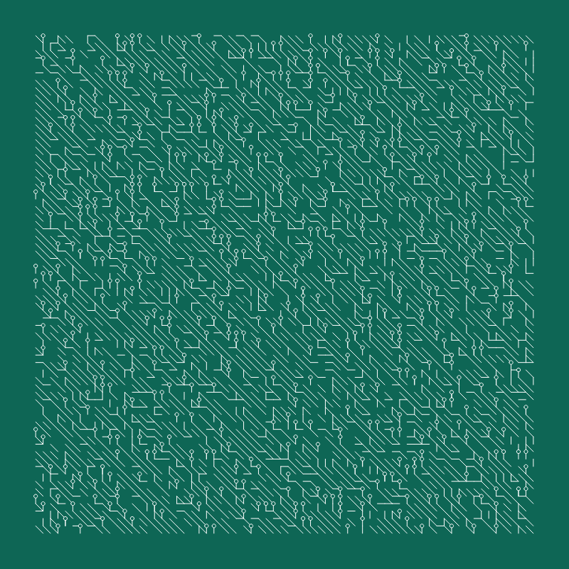 Generative Blueprint : Printed Circuit #8 static token preview