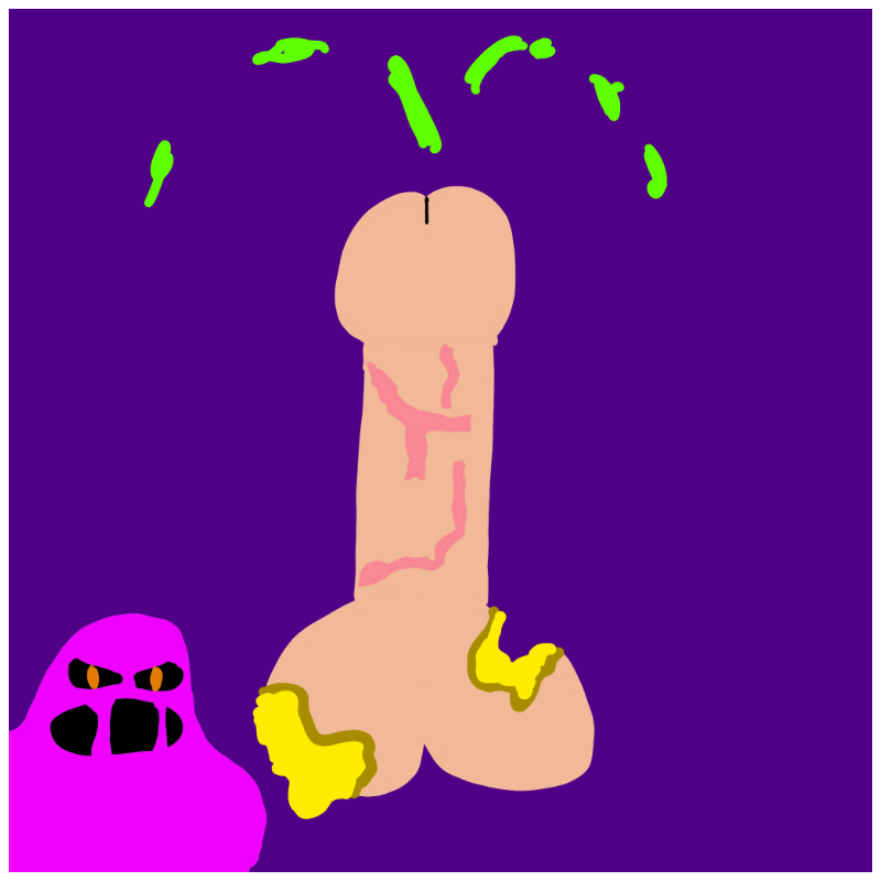 Decayed Dickgenerative Art #21 static token preview