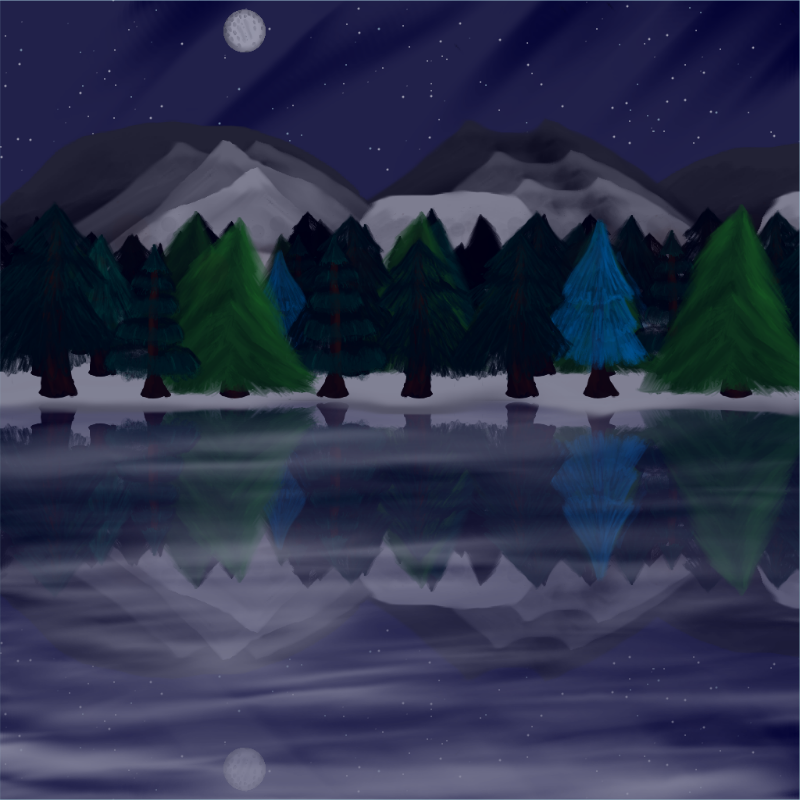 Moony Winter Lake #24 static token preview