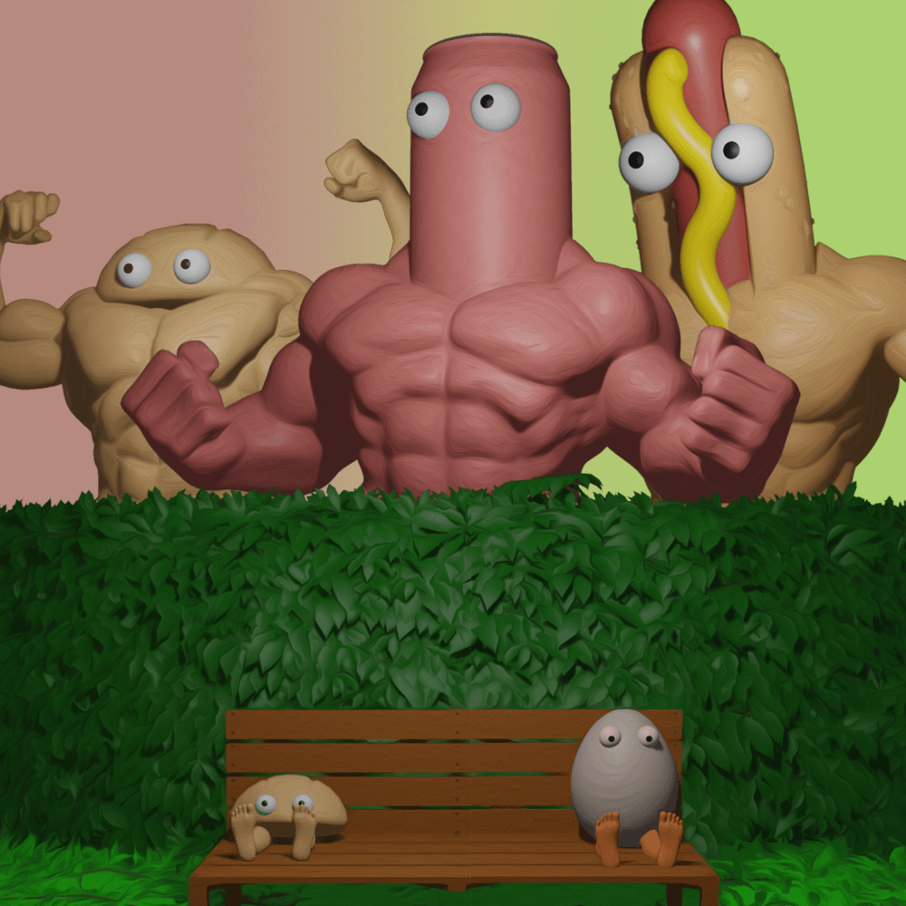 Buff Bois #122 static token preview