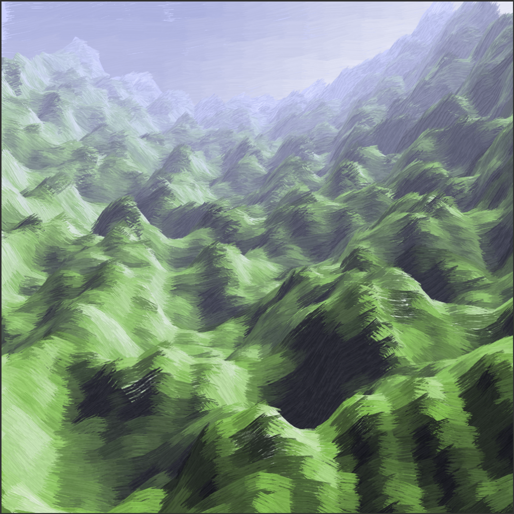 Lush Fields #3 static token preview