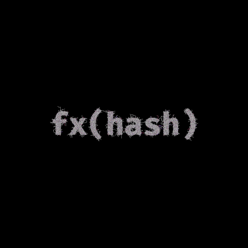 FXHASH Generative Logo #579 static token preview