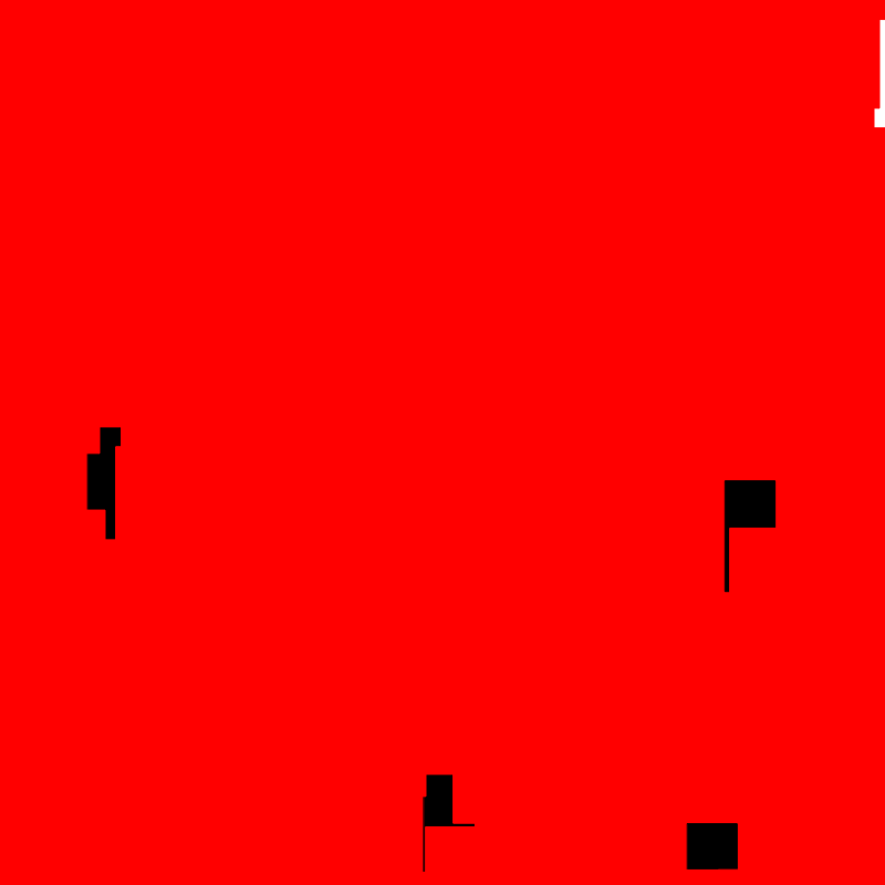 White & Black & Red All Over #5 static token preview