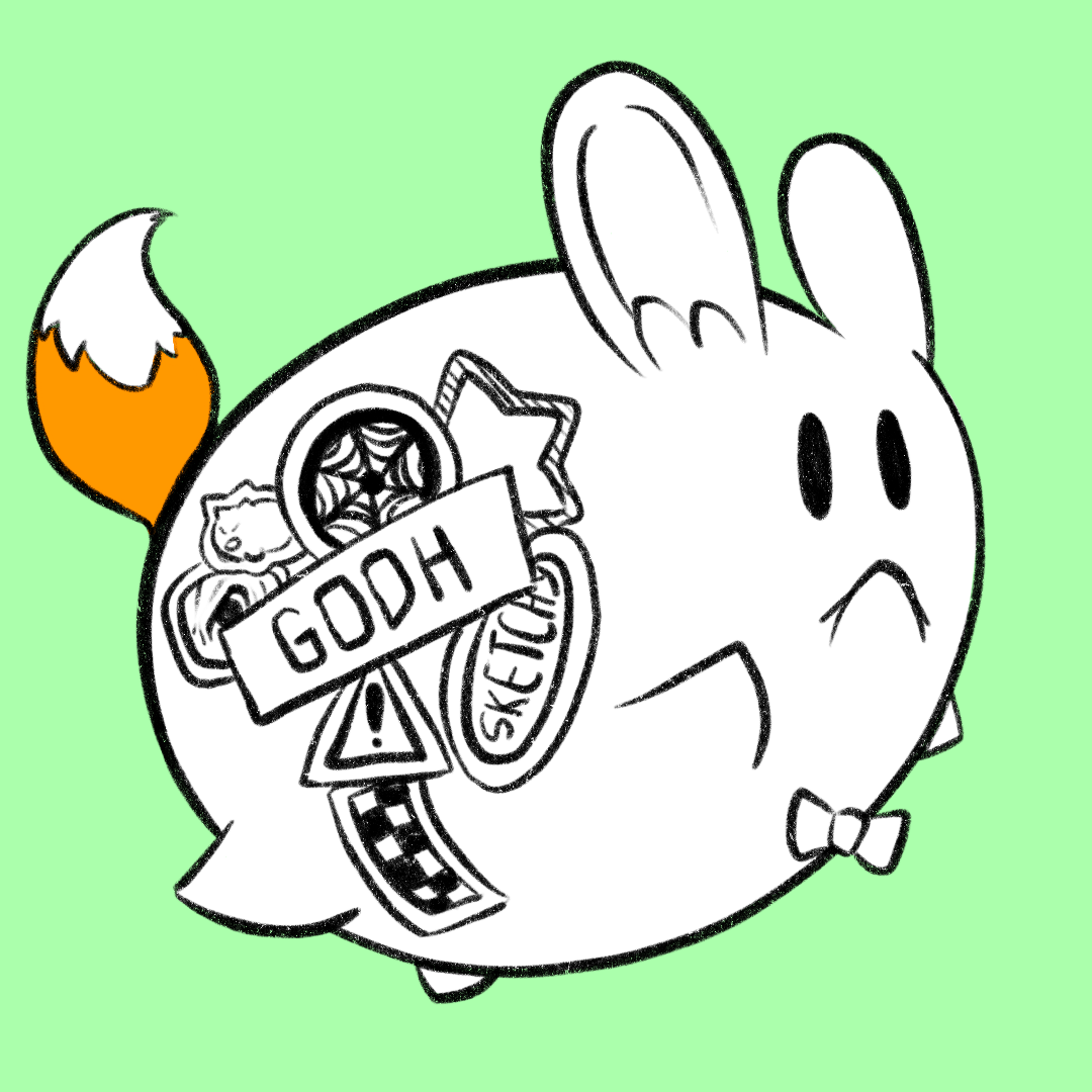 sketchy usagi #3 static token preview