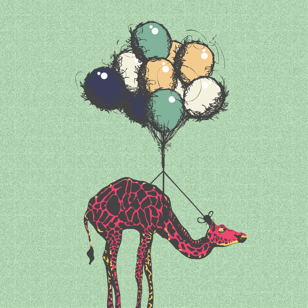 Flying Giraffe #4 static token preview