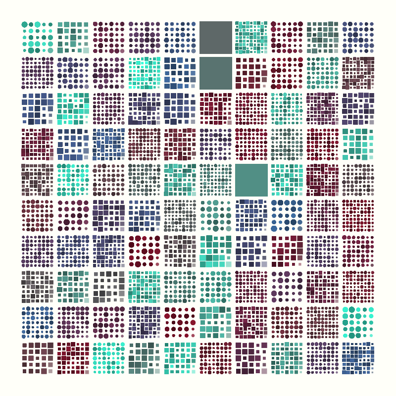 Pastel Grid #3 static token preview