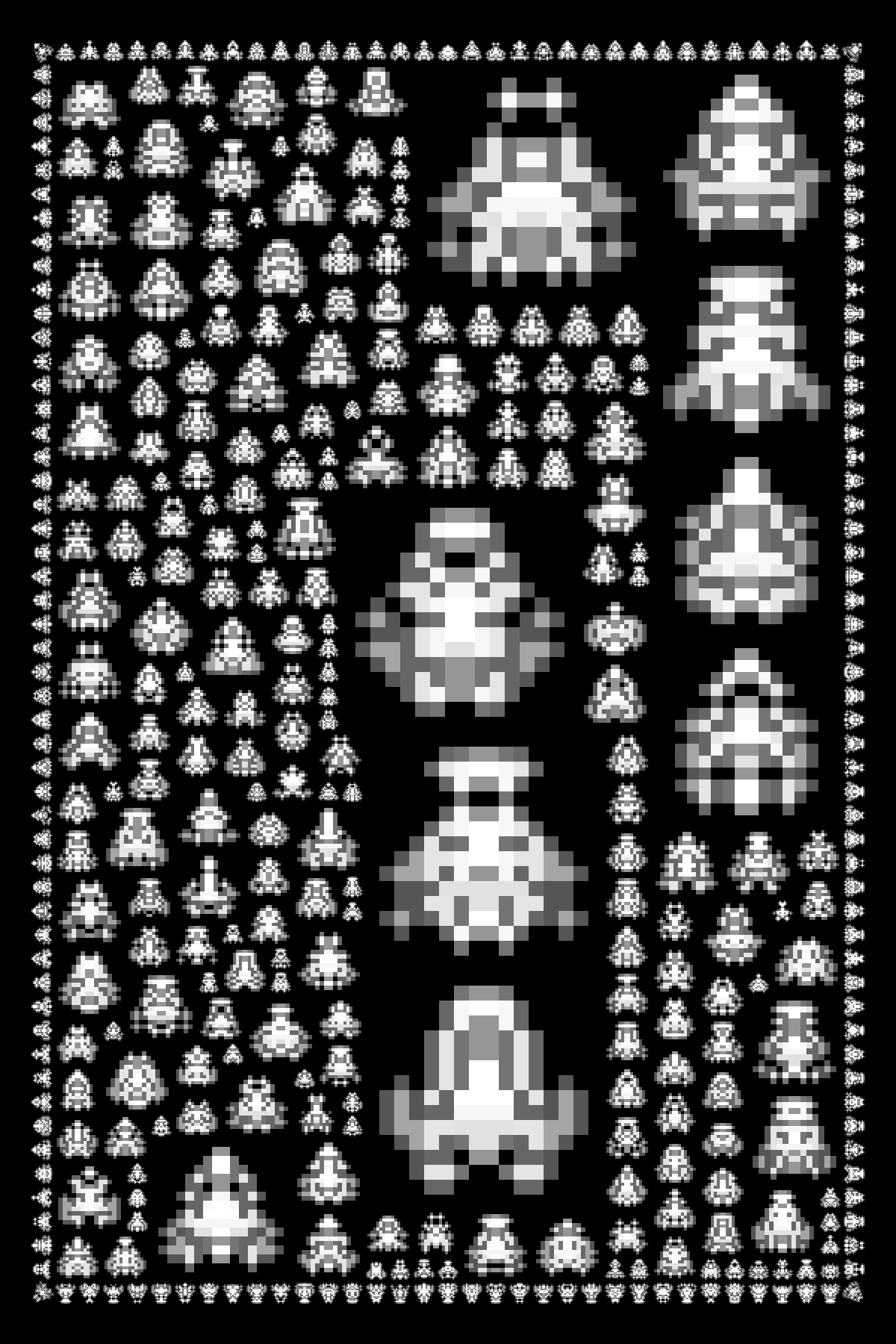 Pixel Spaceships #10 static token preview