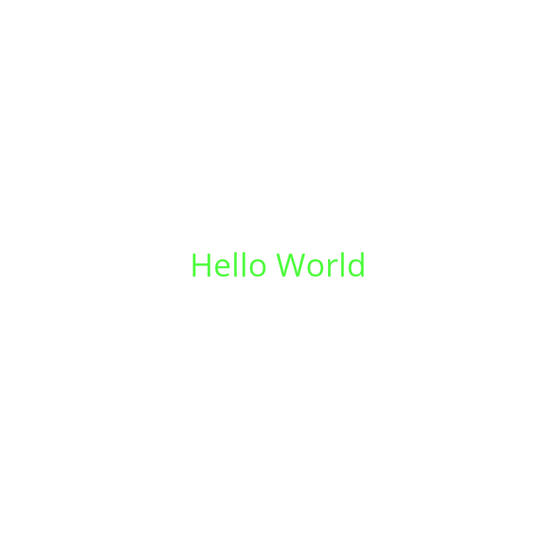 Hello World #2 static token preview