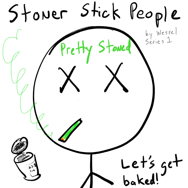 Stoner Stick People #63 static token preview