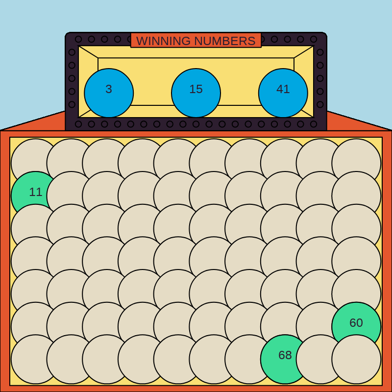 NFT Millions Lotto 03 #5 static token preview